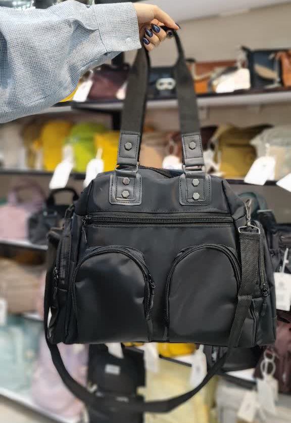 کیف دستی و دوشی سایز بزرگ دو جیب