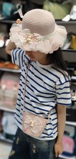 کیف وکلاه تابستانه ساحلی دخترانه وارداتی